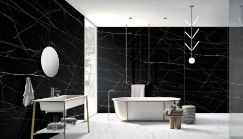 Saint Black Wall Tiles