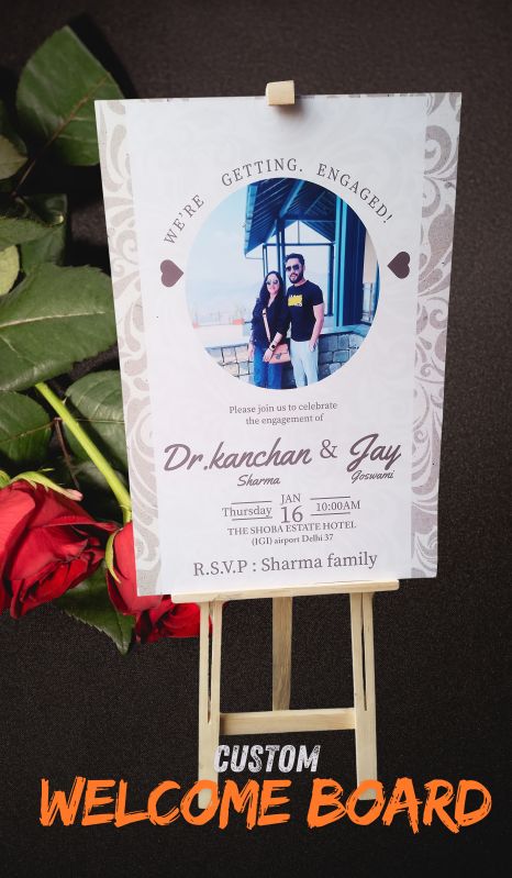 Wooden Welcome Board