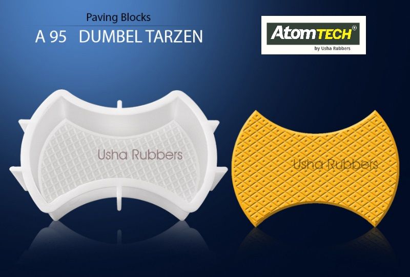 100 Sq Ft 250 Nos Rubber Paver Mould