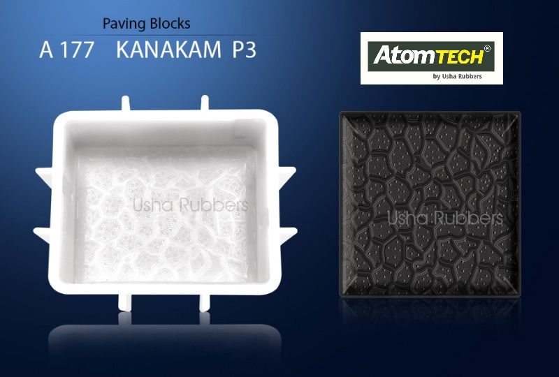 100 Sq Ft 256 Nos Rubber Paver Mould