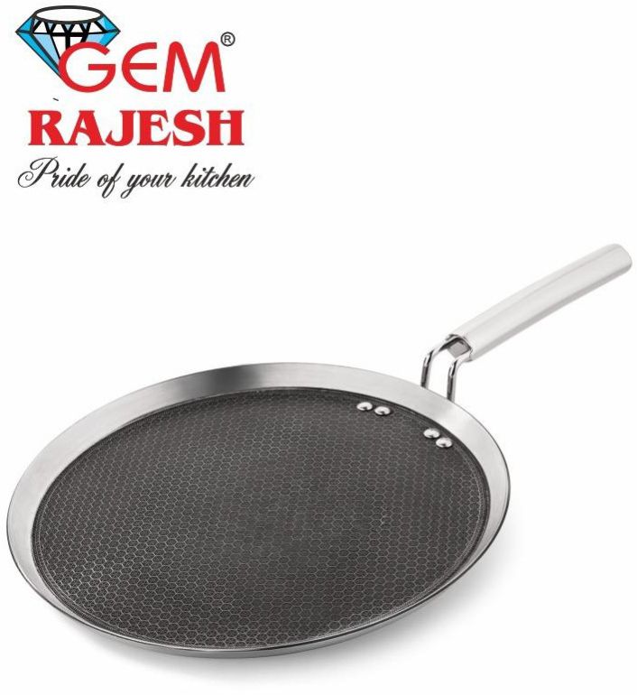 13 Cm Stainless Steel Honeycomb Dosa Tawa
