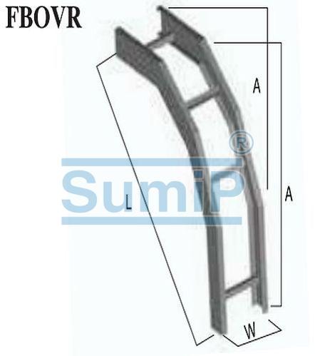 90 Degree Outside Vertical Radius Bend Fiberglass Cable Tray