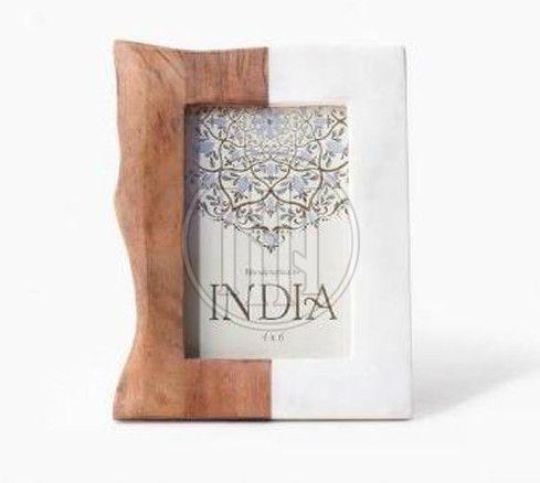 Handcrafted Dual Tone Wood Photo Frame