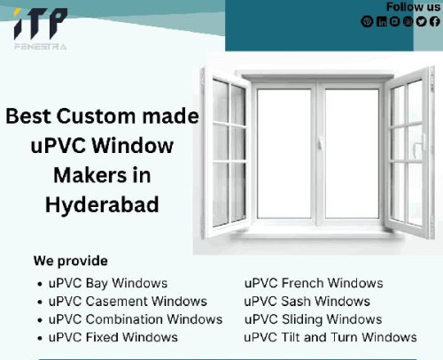 Itp Polished Plain UPVC Windows Fabricators Antique, Contemporary