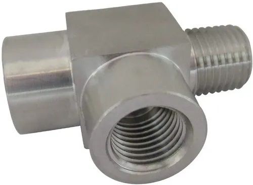 Stainless Steel Male Run Tee