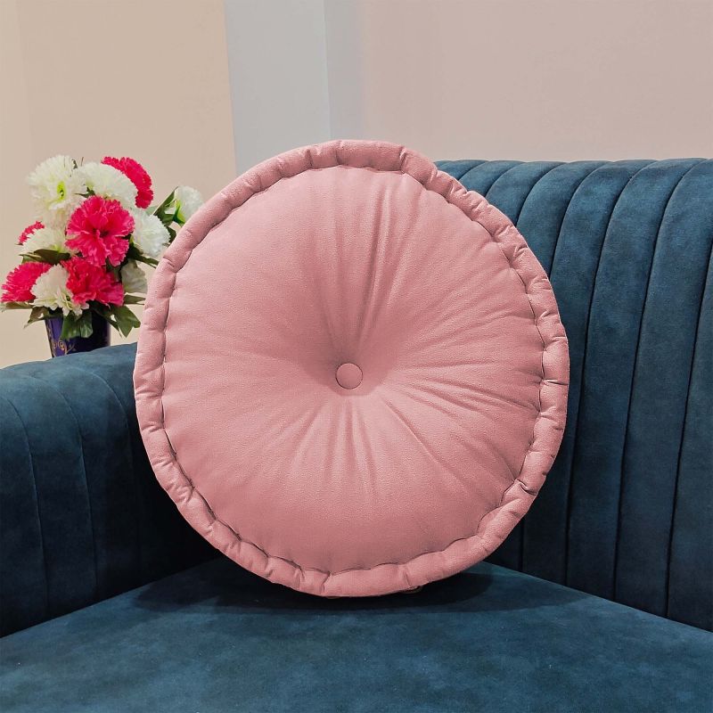 Velvet Chair Pad Cum Cushion Seat