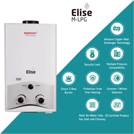 Somany Elise M LPG Gas Geyser