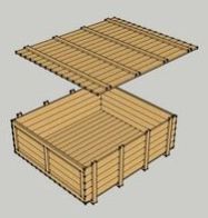 Pine Wooden Packing Box