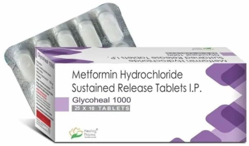 Glycoheal 1000 Metformin Hydrochloride Tablets