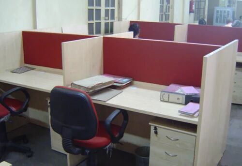 Sri Industries Wooden 8 Seater Modular Office Workstation