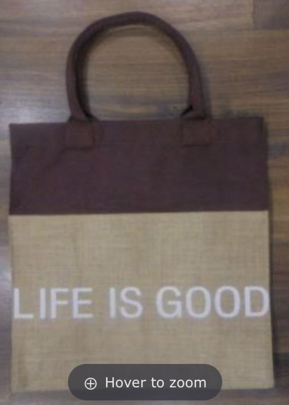 Laminated Jute Bag with Dyed Canvas