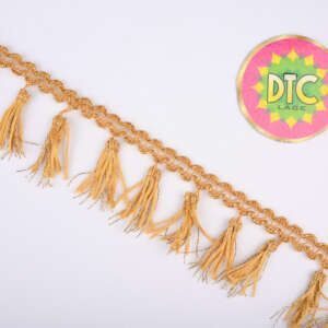 Gold and Metallic Fringe Lace