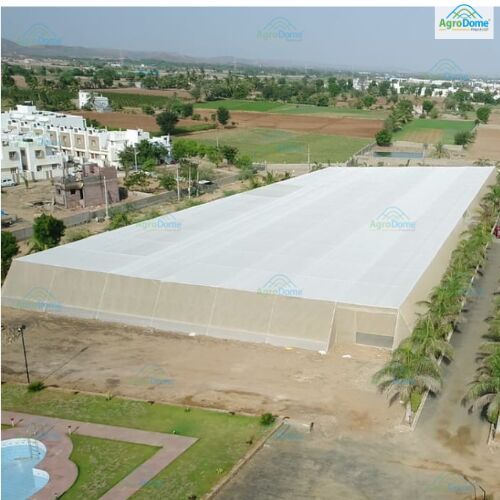 Polyethylene Orchards Flat Roof Shade Net House