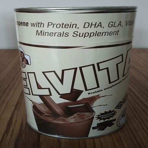 Chocolate Flavour Elvita Protein Supplement Powder