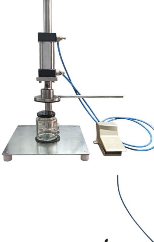 Semi Automatic Lug Cap Sealing Machine