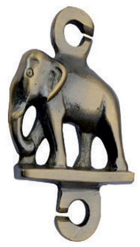 S-29 Elephant Design Brass Swing Chain Hook