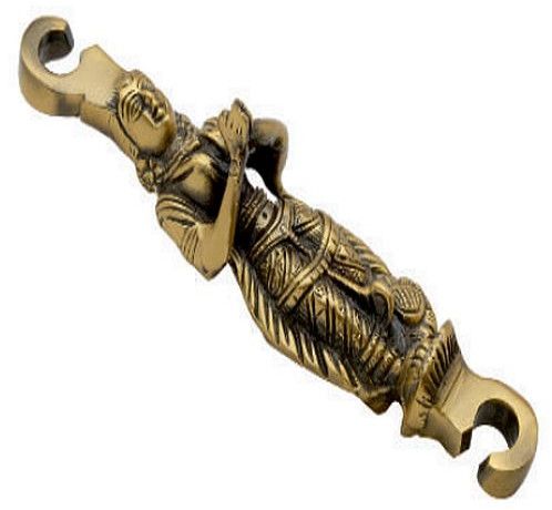 S-42 Brass Rajwadi Swing Chain Hook, Color : Golden