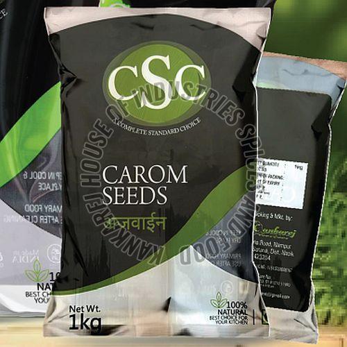 Csc Carom Seeds, Color : Brown, Packaging Type : Plastic Packet