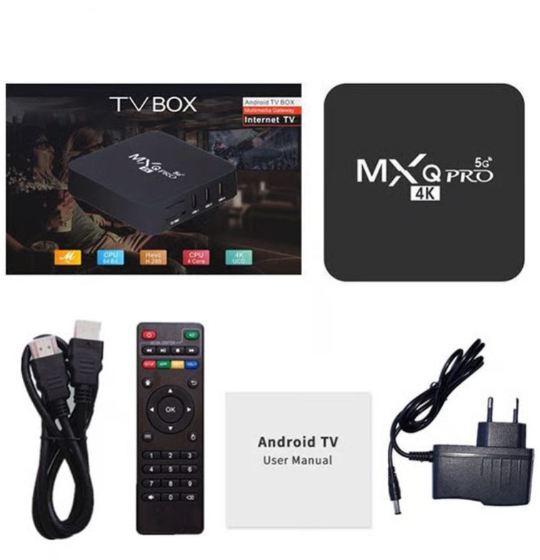 16GB Mxq Pro Rock Chip 4k Android TV Box
