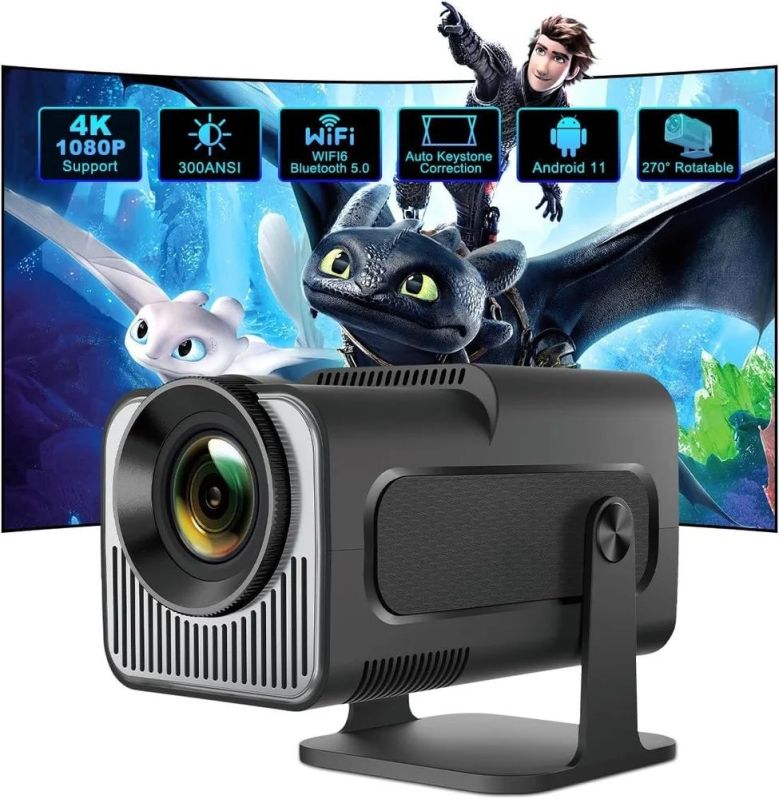 HY320 Full HD Mini LED Projector with Wifi and Bluetooth