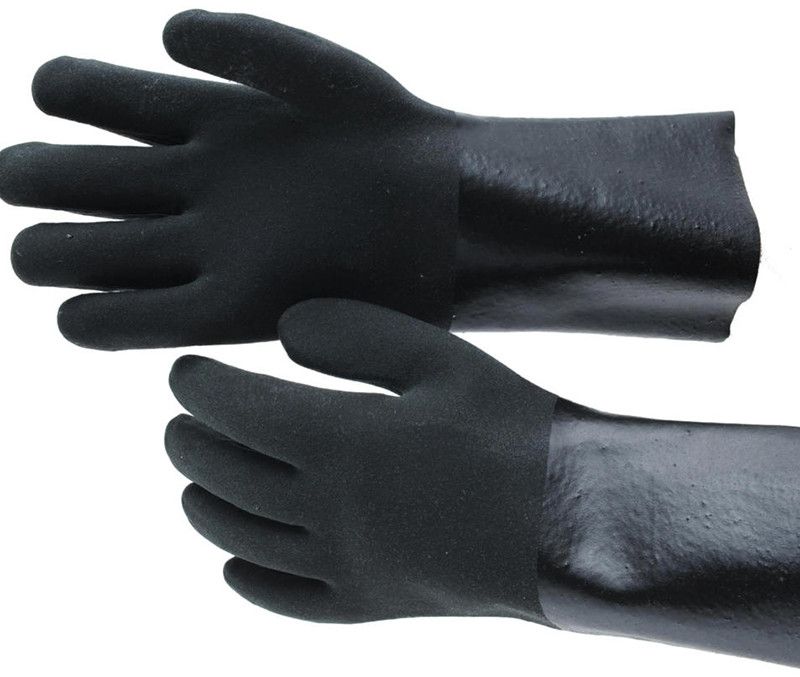 Polycotton Anti-slip and Cold-proof Winter Warm PVC Sanding Glove