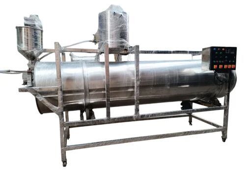 Gaurav Engineering Works Electric Drum Roaster Machine 20 Feet