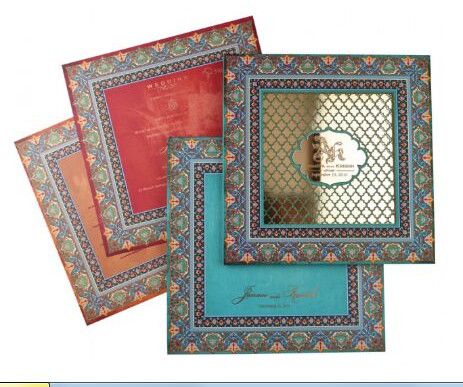 Muslim Wedding Cards P 5062