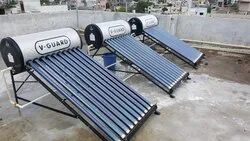 SS304L 200 LPD Solar Water Heater, Color : White