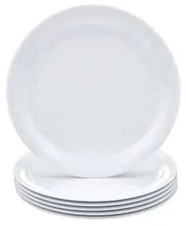 Acrylic Plastic Round Plate for Dining Or Serving Food