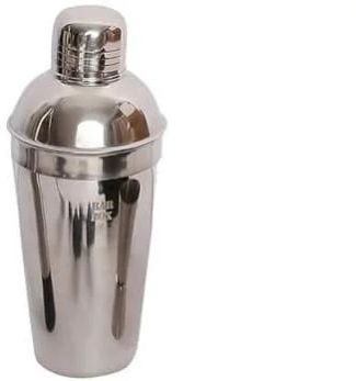 Stainless Steel Cocktail Shaker, Color : Silver