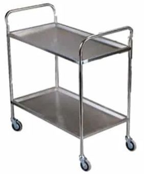 SS Service Trolley, Color : Silver
