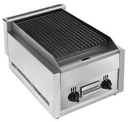 Stainless Steel SS Gas Barbeque Grill, Color : Silver