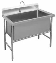 Stainless Steel Wash Basin, Color : Silver