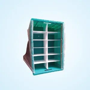 HDPE Crate With HDPE Special Partition For Storage Transportation