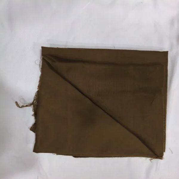 Brown Plain Polyester Fabric