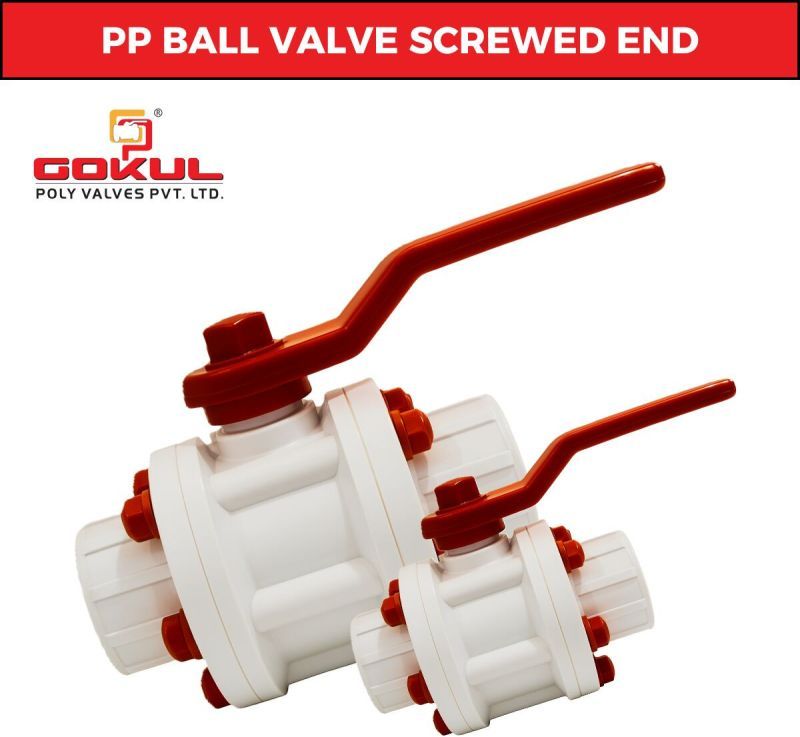 Thread Ends PP Ball Valve