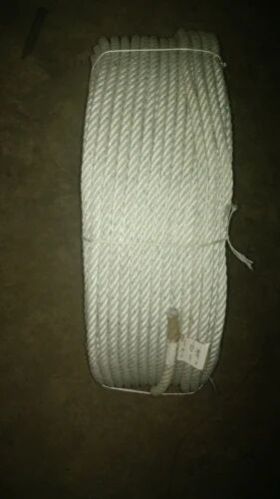 White Nylon Rope 5MM, Length : 100-200 M/reel