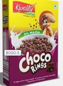 Chocolate Wheat Kwality Chocorings Breakfast Cereal