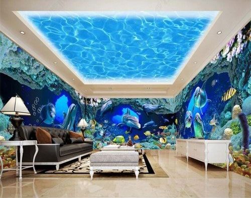 PVC Printed Waterproof Wallpaper