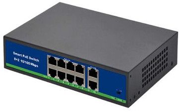 Gvision POE Switch 8F Port POE 2G Port Giga Upl Ink Gigabit