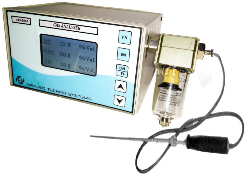 Ats Portable Flue Gas Analyzer Model ATS206A