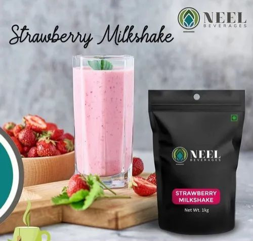 Instant Strawberry Milkshake Premix