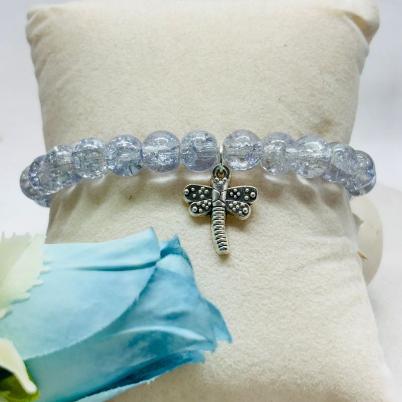 Crackle Bead Bracelet