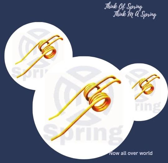 round straw baler spring