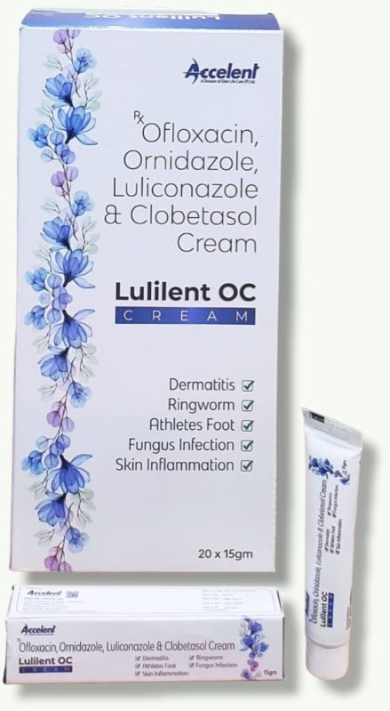 Ofloxacin, Ornidazole, Luliconazole & Clobetasol Cream