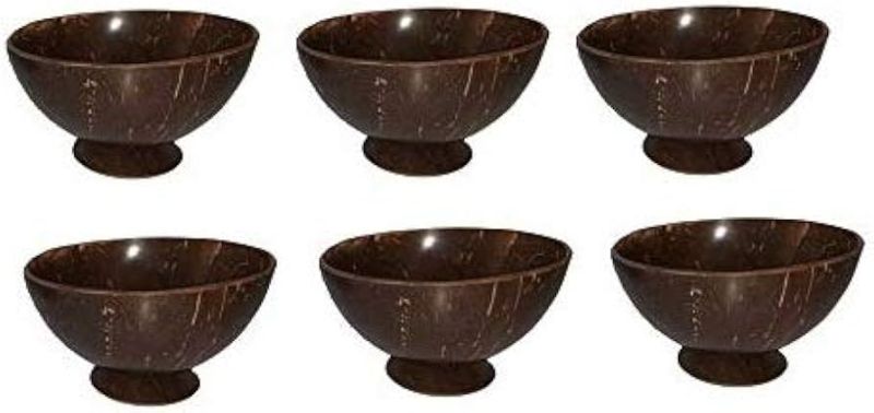 Matte Finish Coconut Shell Bowl