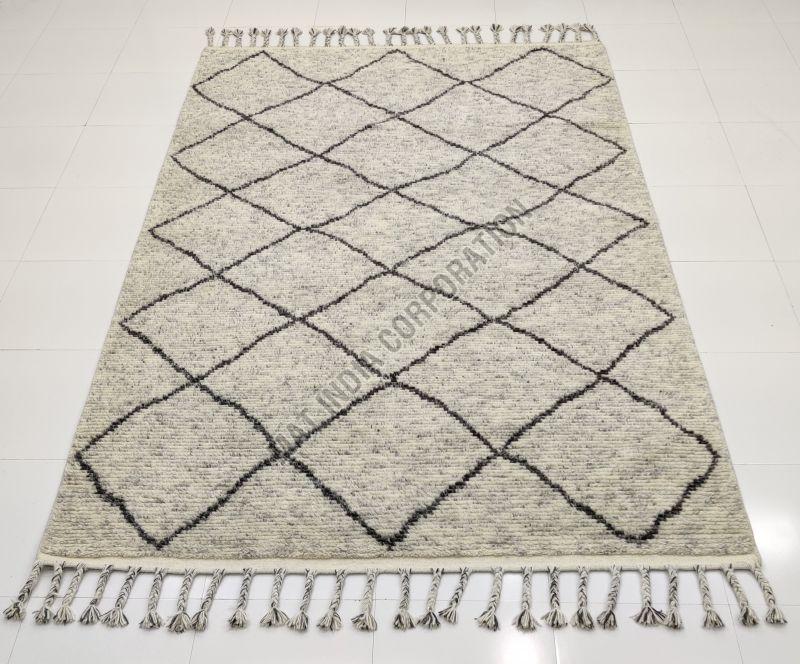 Hand Knotted Wool Rug