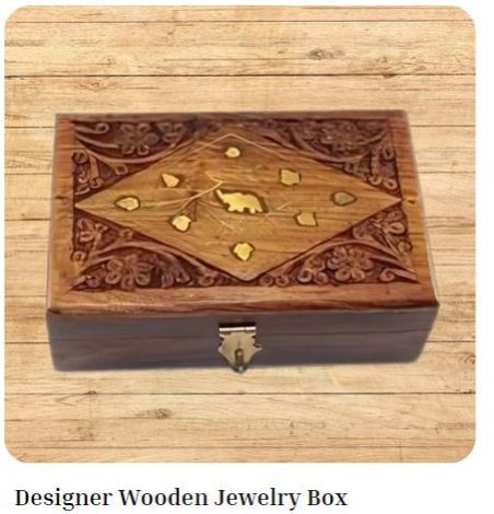 Designer Wooden Jewelry Box