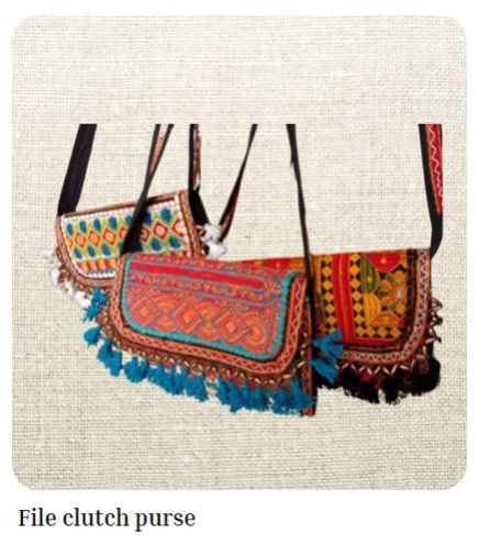 Printed Ladies Clutch Bag