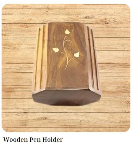 Wooden Pen Holder